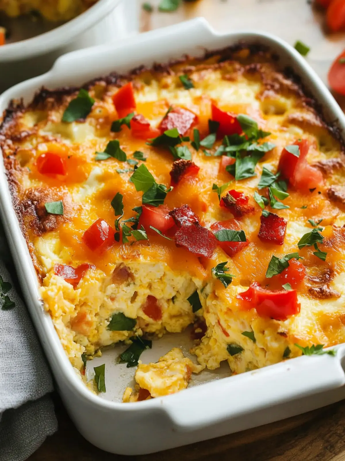 overnight egg casserole