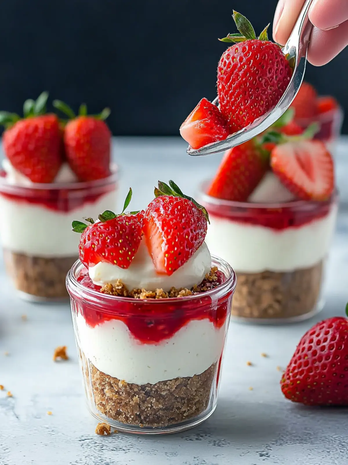 Decadent No-Bake Strawberry Cheesecake Cups Everyone Will Love