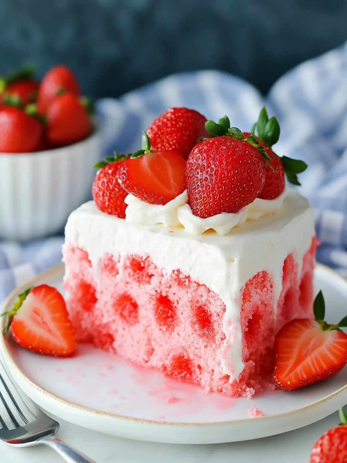 Strawberry Poke Cake