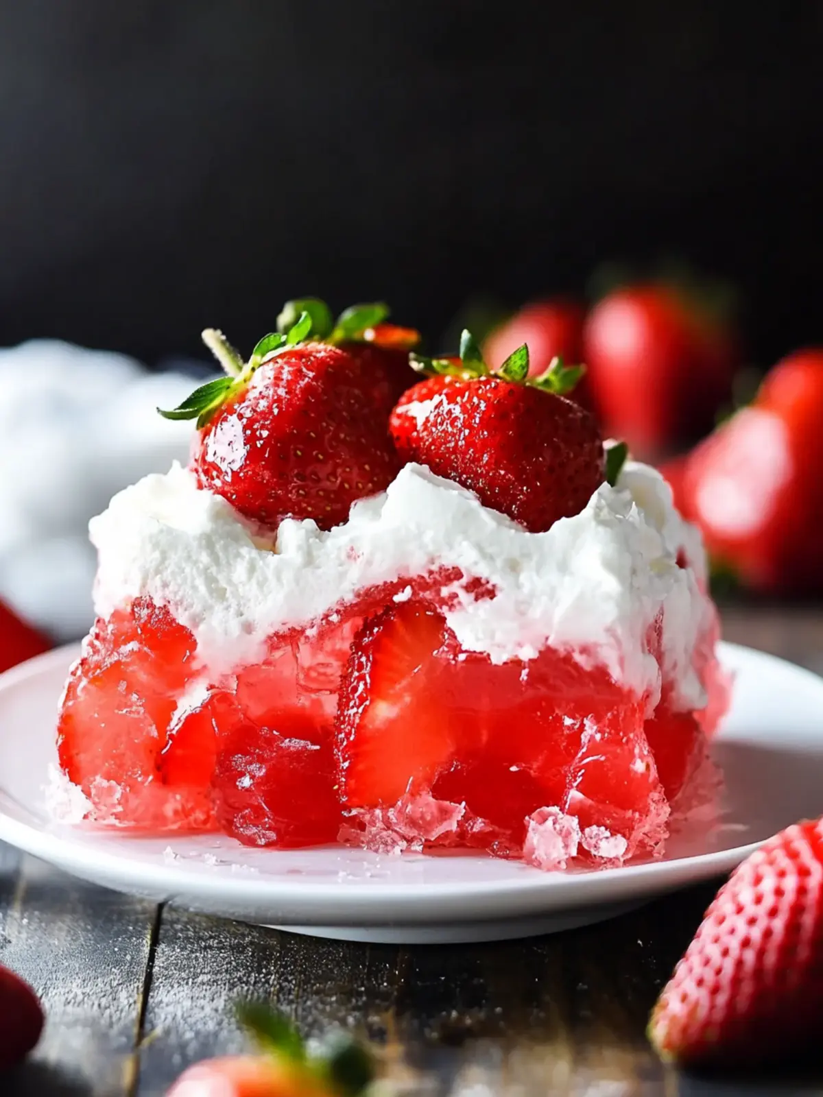 strawberry jello poke cake
