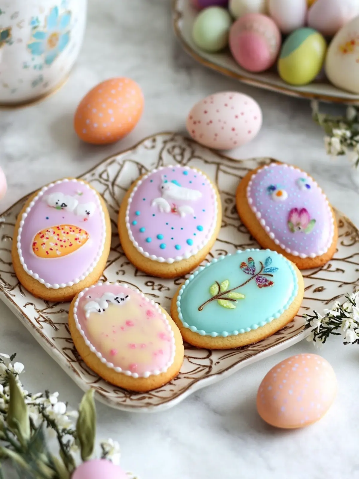 Easter Pastel Sugar Cookies