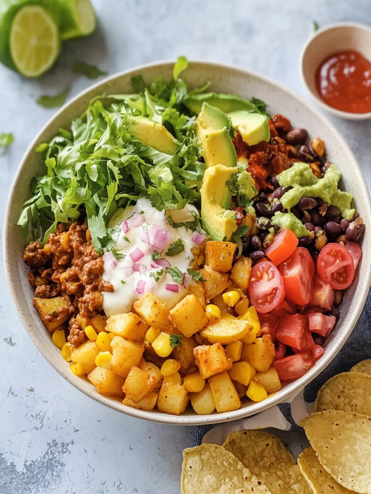Potato Taco Bowl