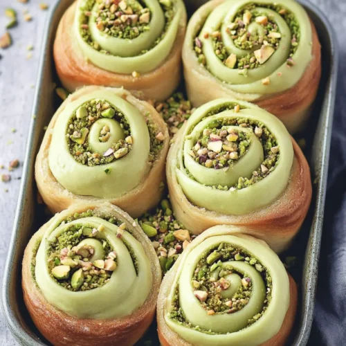 Pistachio Cream Rolls