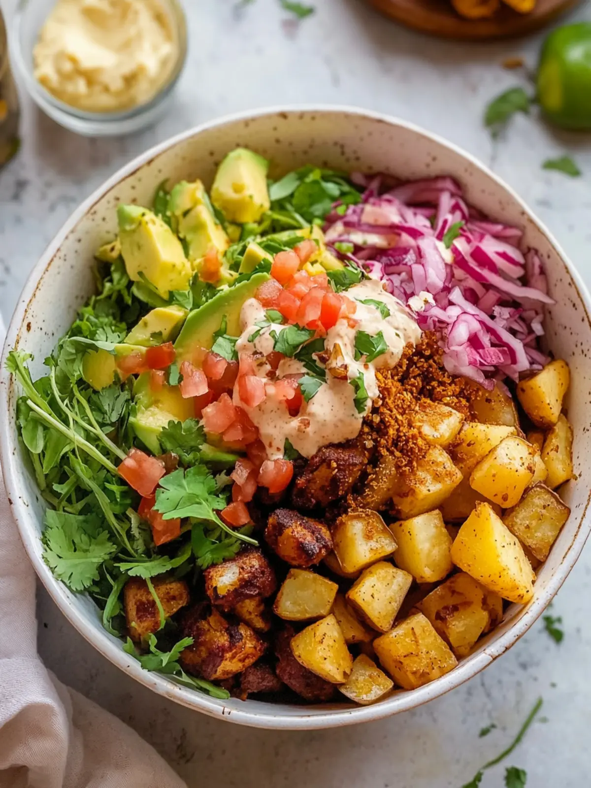 Potato Taco Bowl