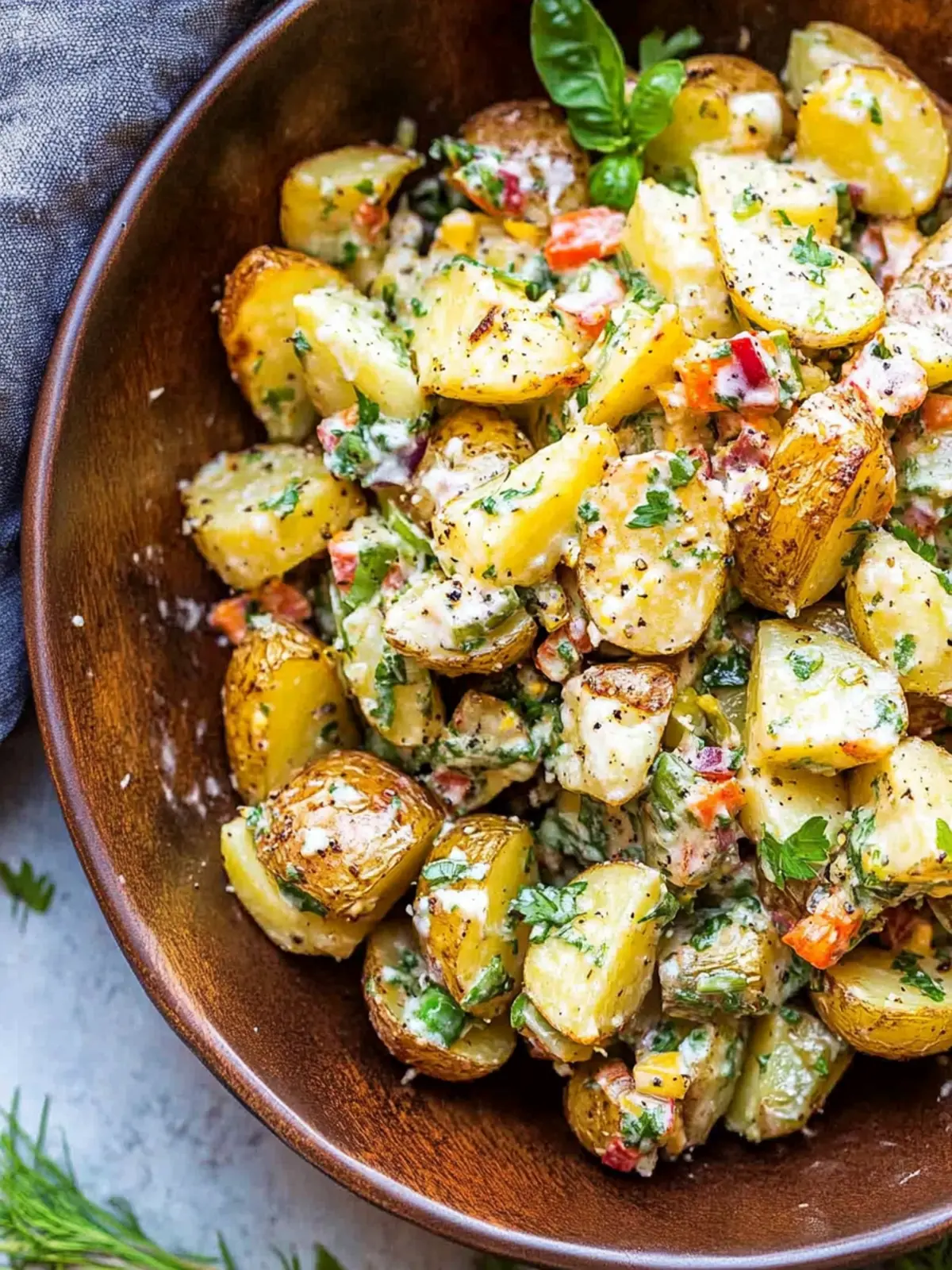 Best Roasted Potato Salad