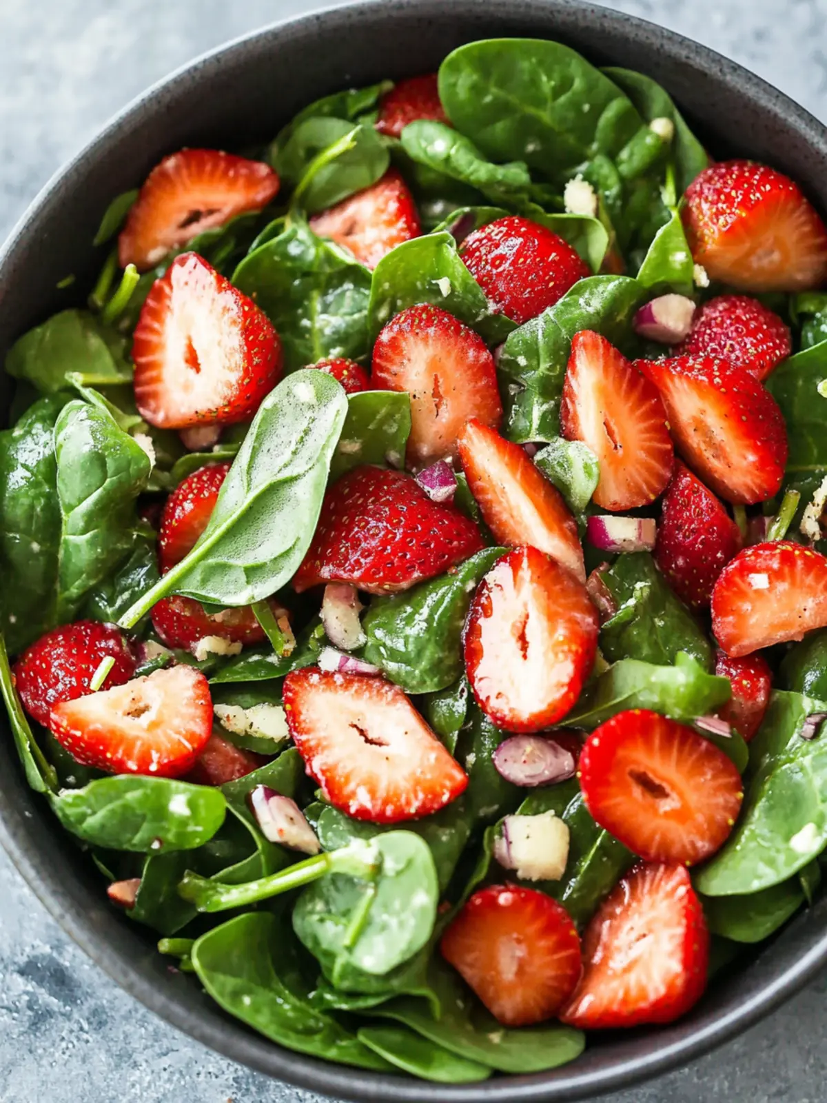 Strawberry Spinach Salad
