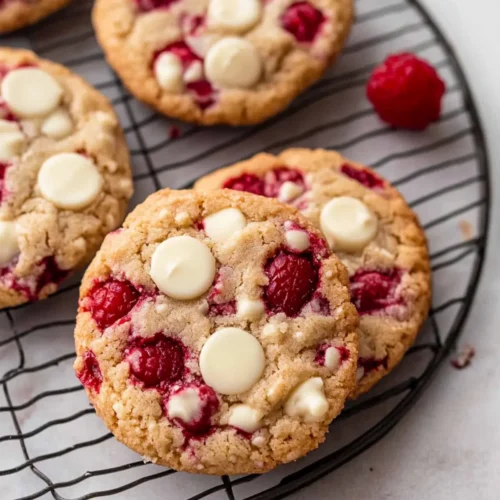 White Chocolate Raspberry Cookies