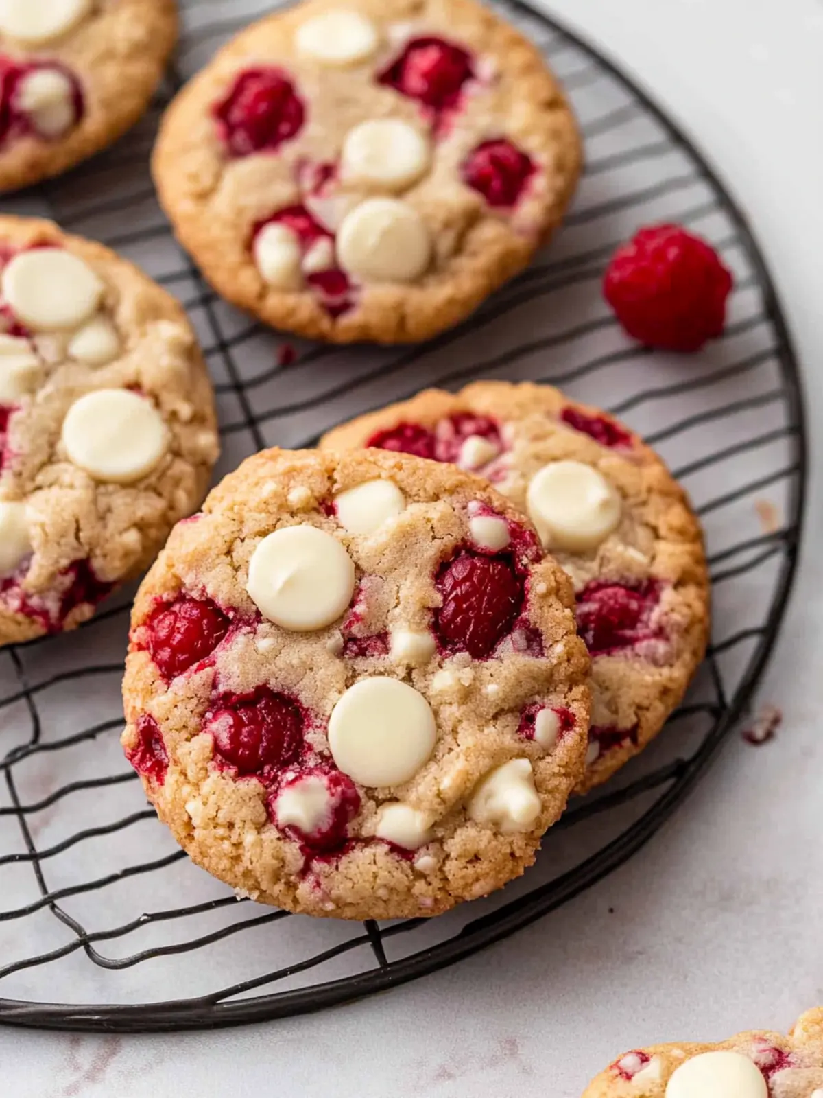 Delicious White Chocolate Raspberry Cookies You’ll Love
