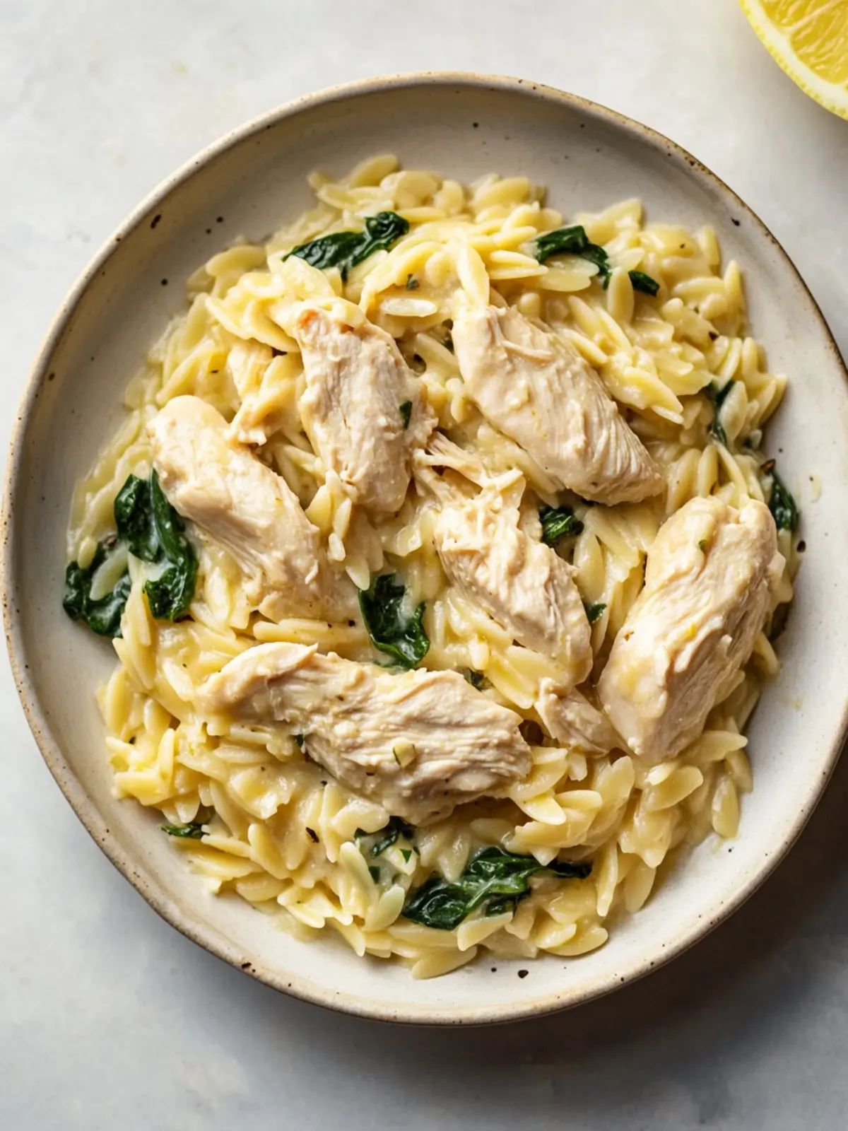 Zesty Lemon Chicken Orzo for a Quick Comfort Meal