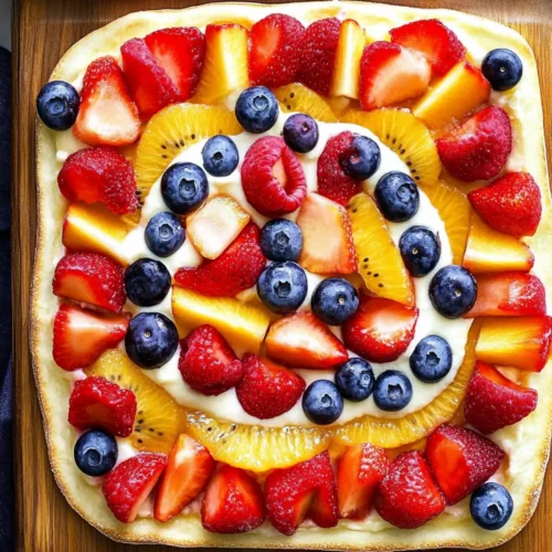 Fruit Pizza Summer Dessert