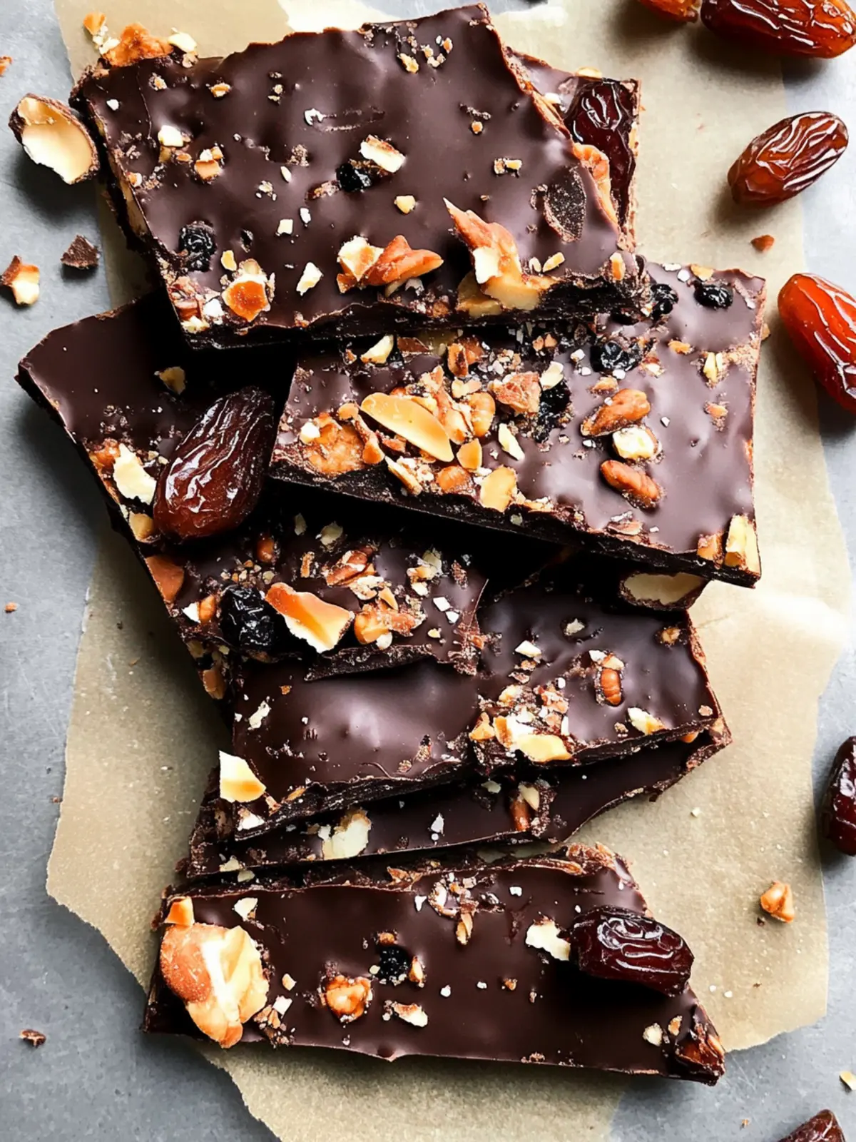 Indulge in Chocolate Date Bark for a Healthy Dessert Delight