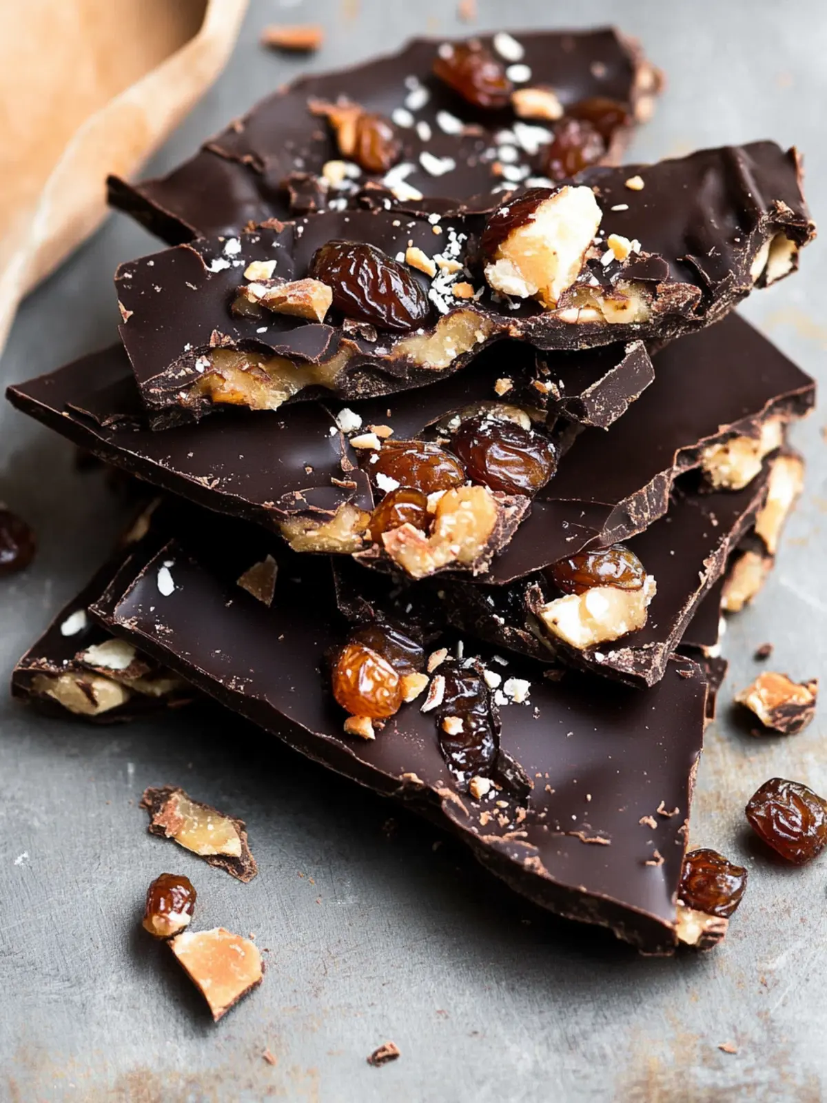 Chocolate Date Bark (Healthy Dessert)