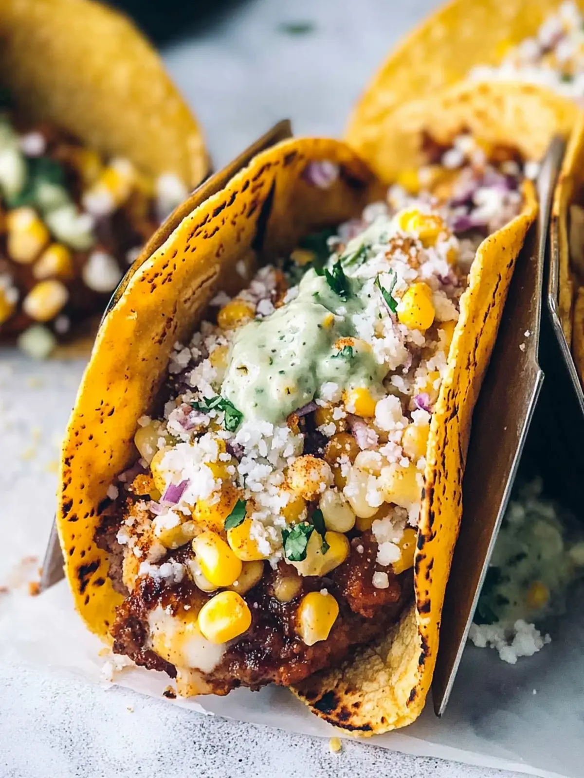 Tantalizing Street Corn Smash Burger Tacos You’ll Crave!