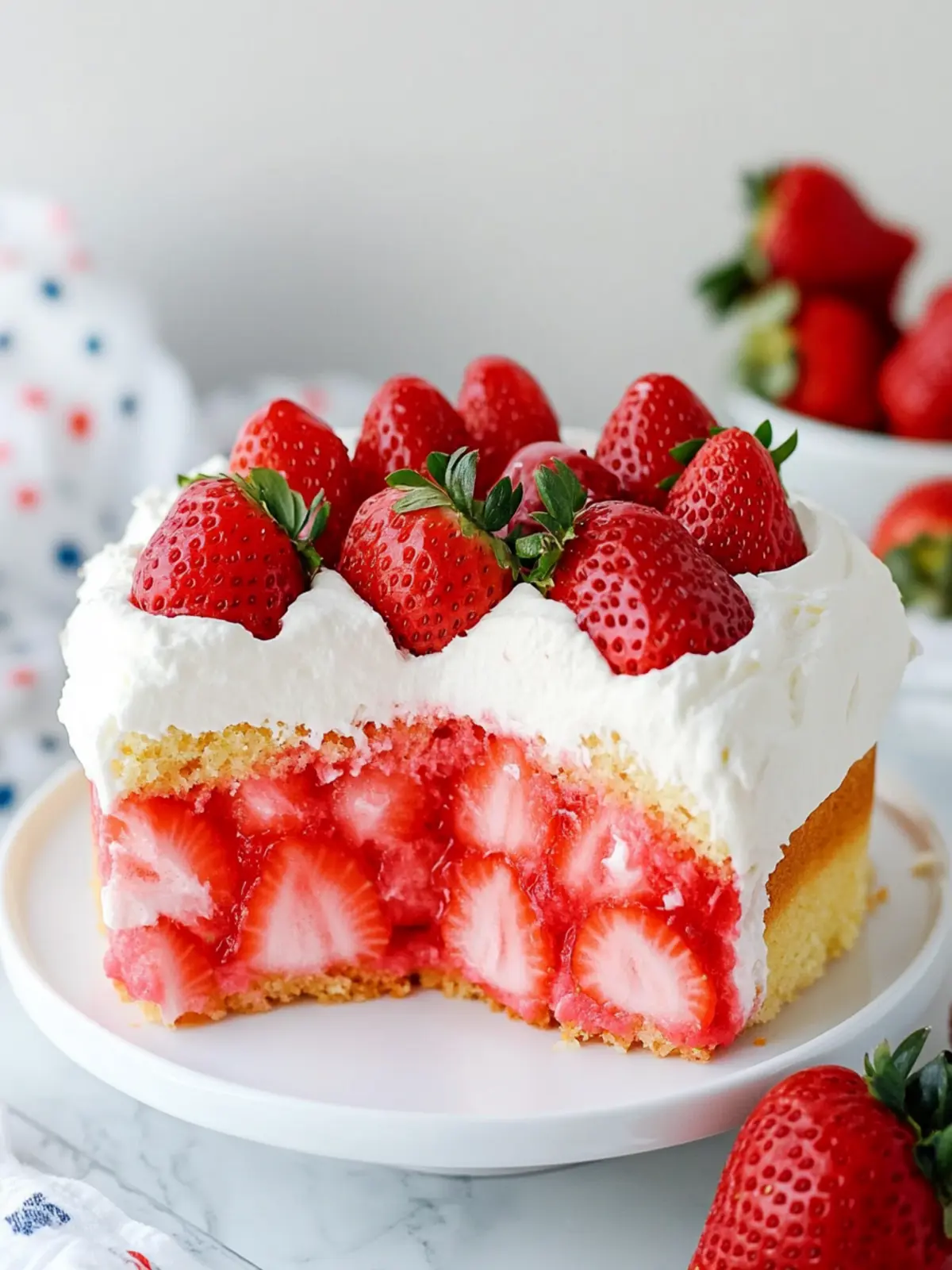 Strawberry Poke Cake