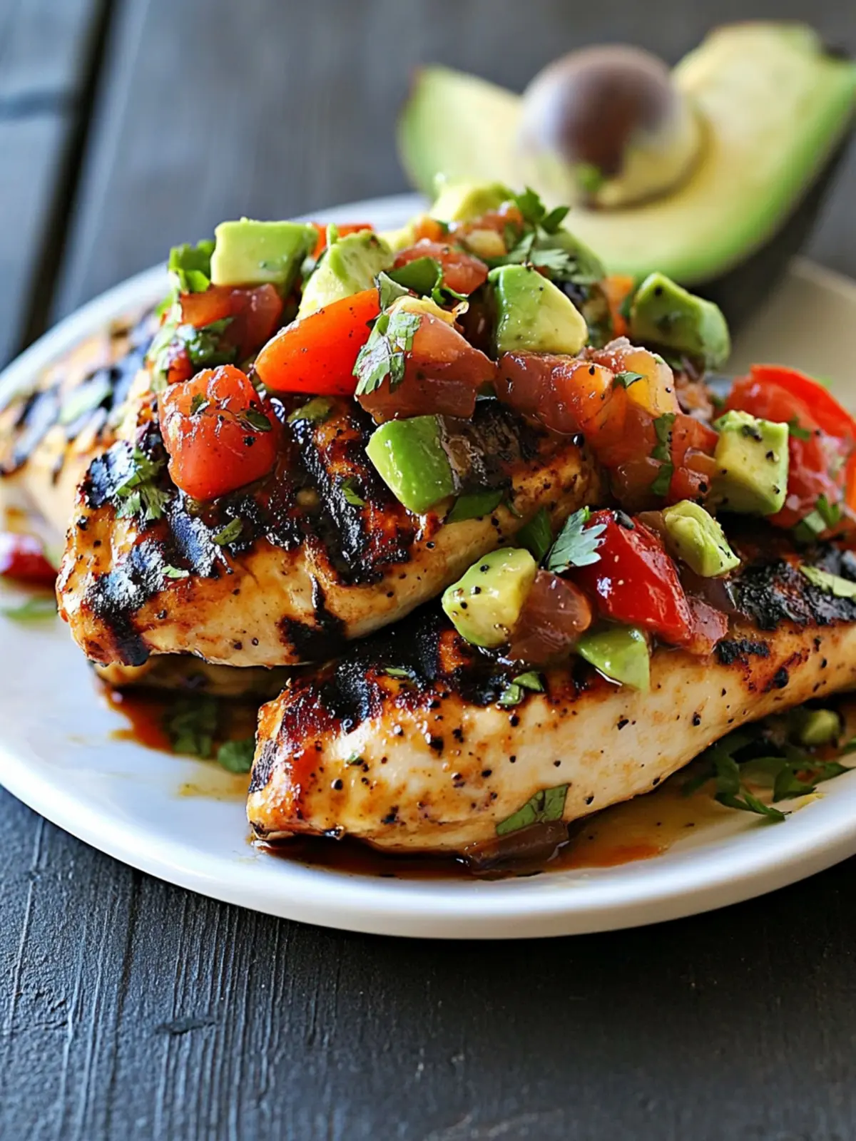 Grilled California Avocado Chicken