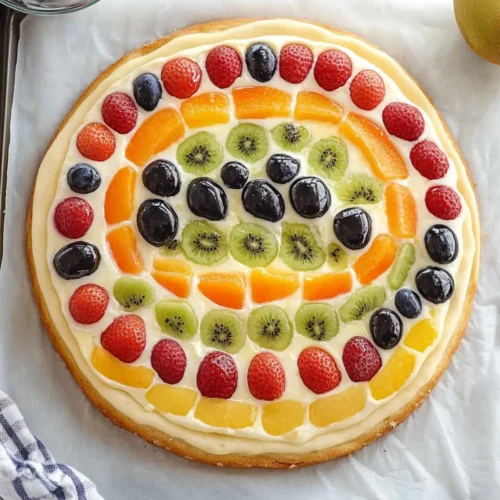 Easter Egg Fruit Pizza
