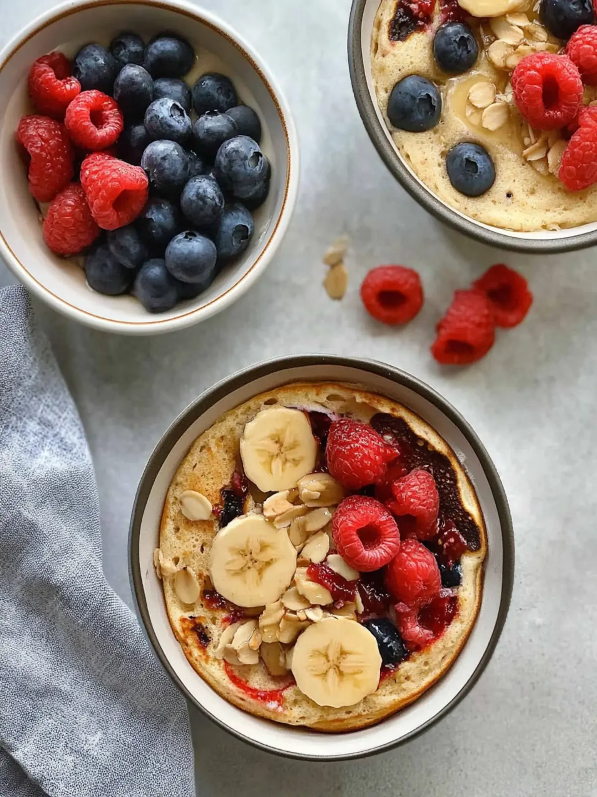 Protein Pancake Bowls