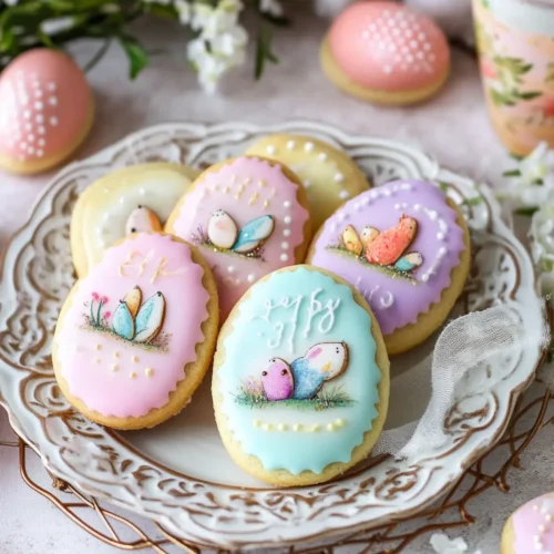 Easter Pastel Sugar Cookies