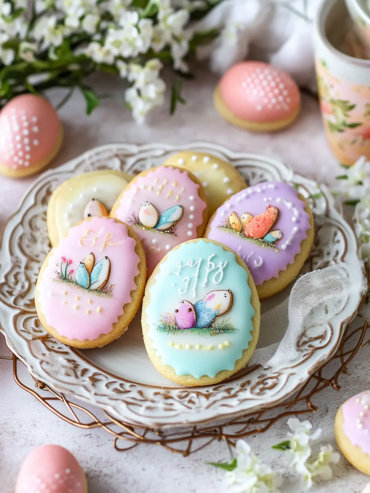 Easter Pastel Sugar Cookies: Sweet Treats for Festive Fun