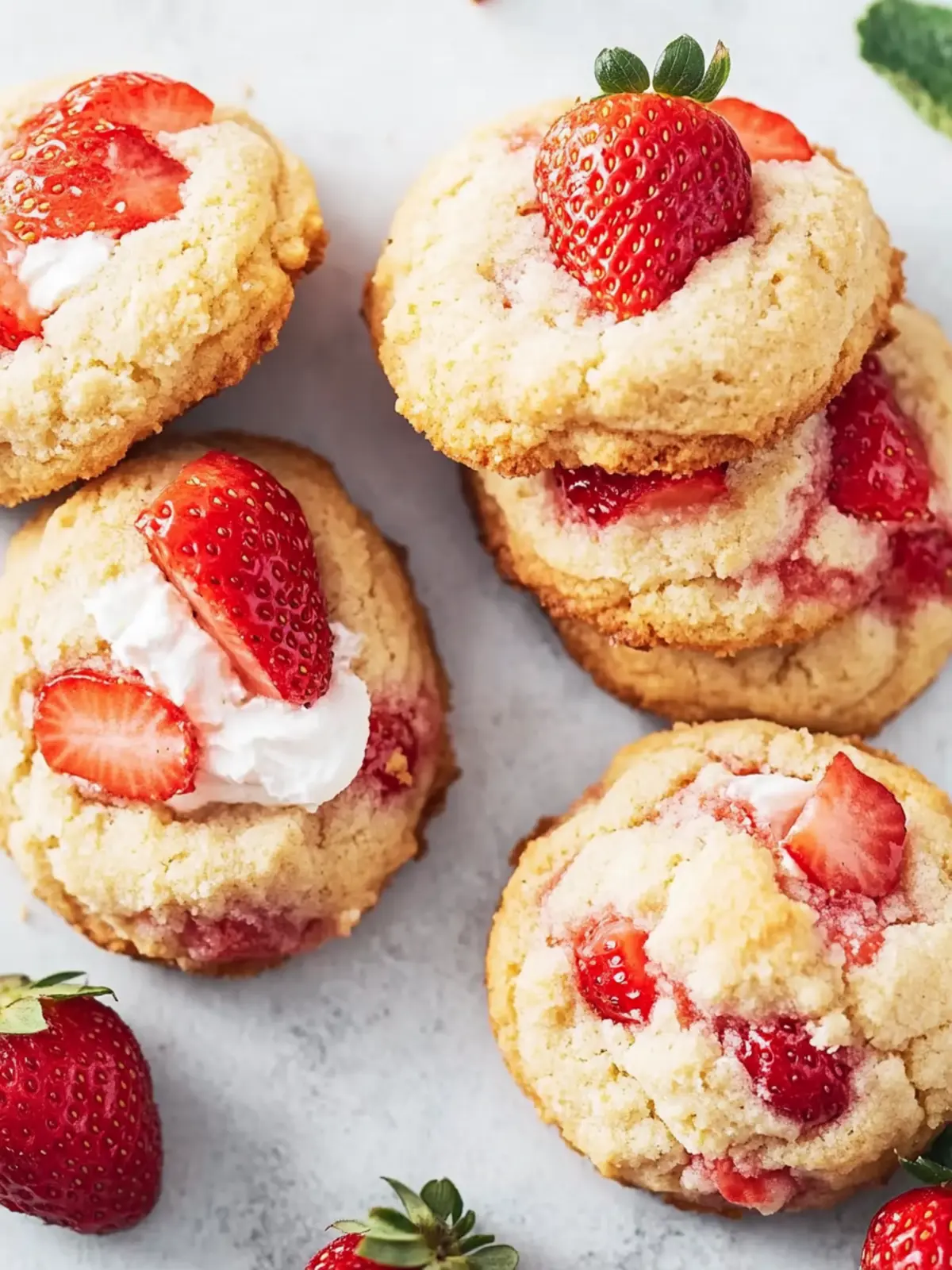 Strawberry Shortcake Cookies