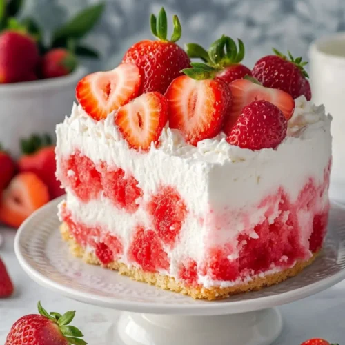 Strawberry Poke Cake