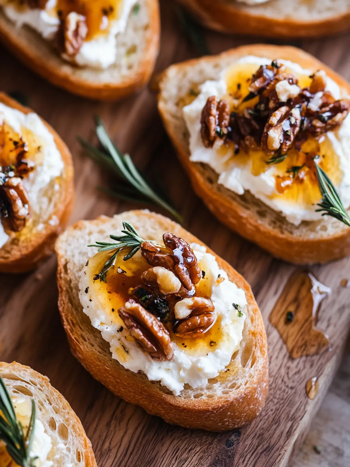 Whipped Feta & Hot Honey Crostini