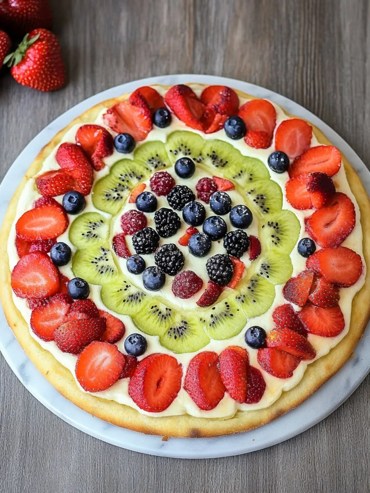 Homemade Fruit Pizza: A Colorful Twist on Classic Desserts