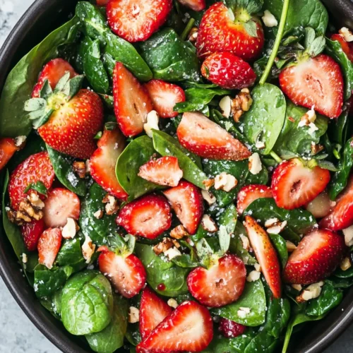 Strawberry Spinach Salad