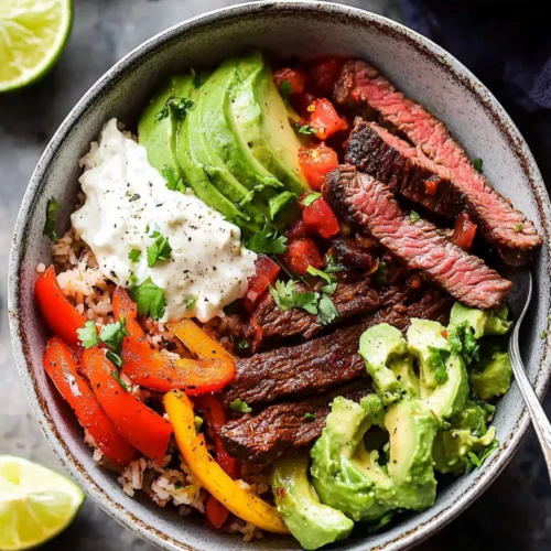 Low Carb Steak Fajita Bowl Recipe