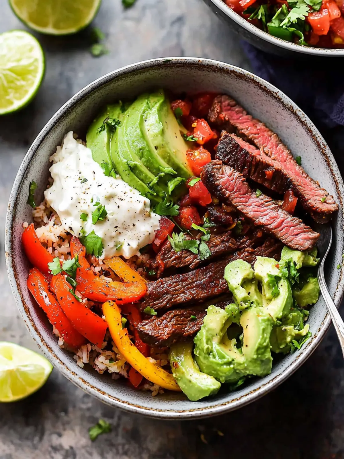 Low Carb Steak Fajita Bowl Recipe for Flavorful Health Bliss