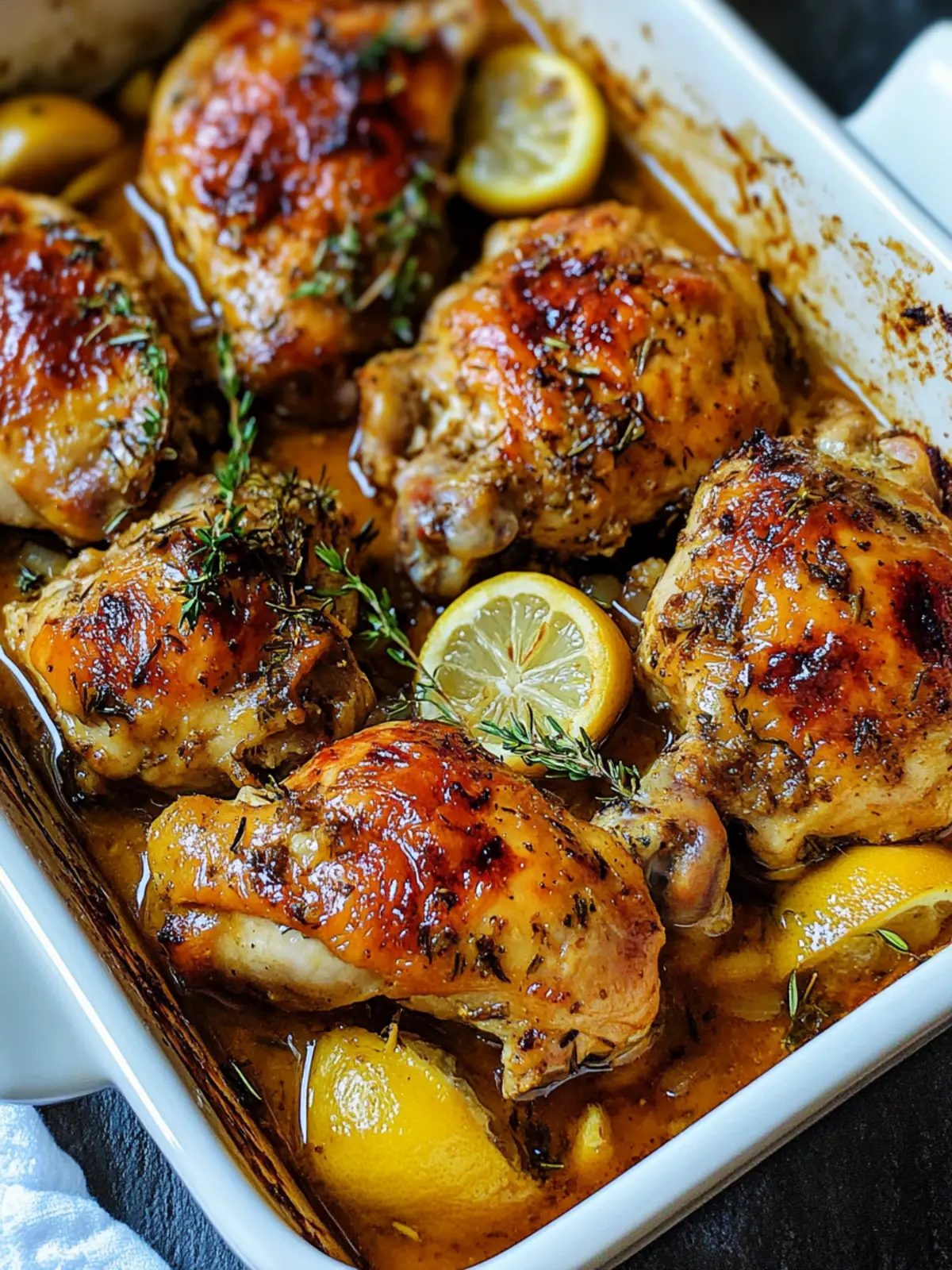 Baked Lemon  Butter Chicken