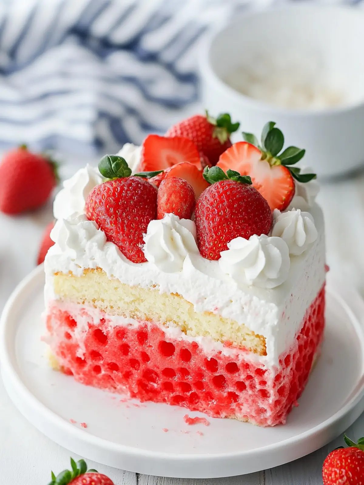 Strawberry Poke Cake