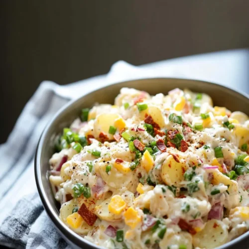 Loaded Potato Salad (a Baked Potato Salad!), Easy Summer Salad Recipe