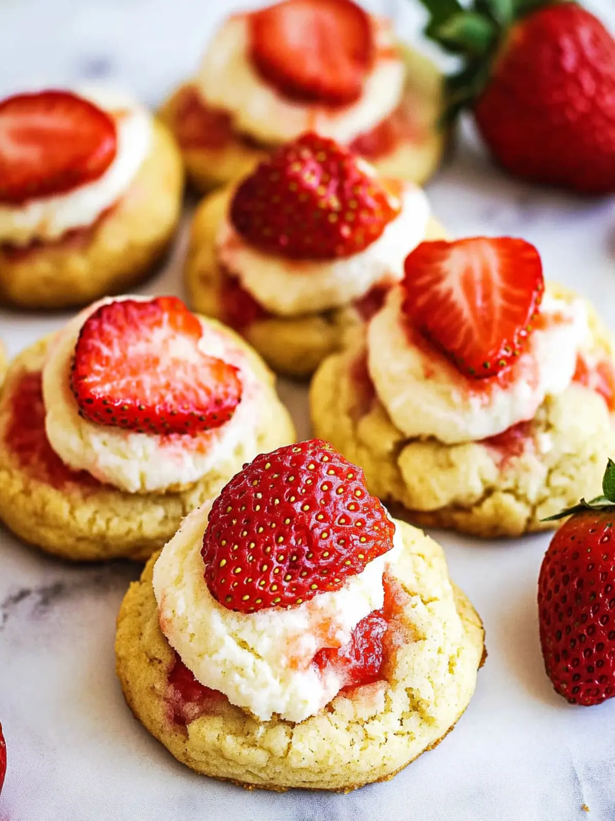 Strawberry Shortcake Cookies
