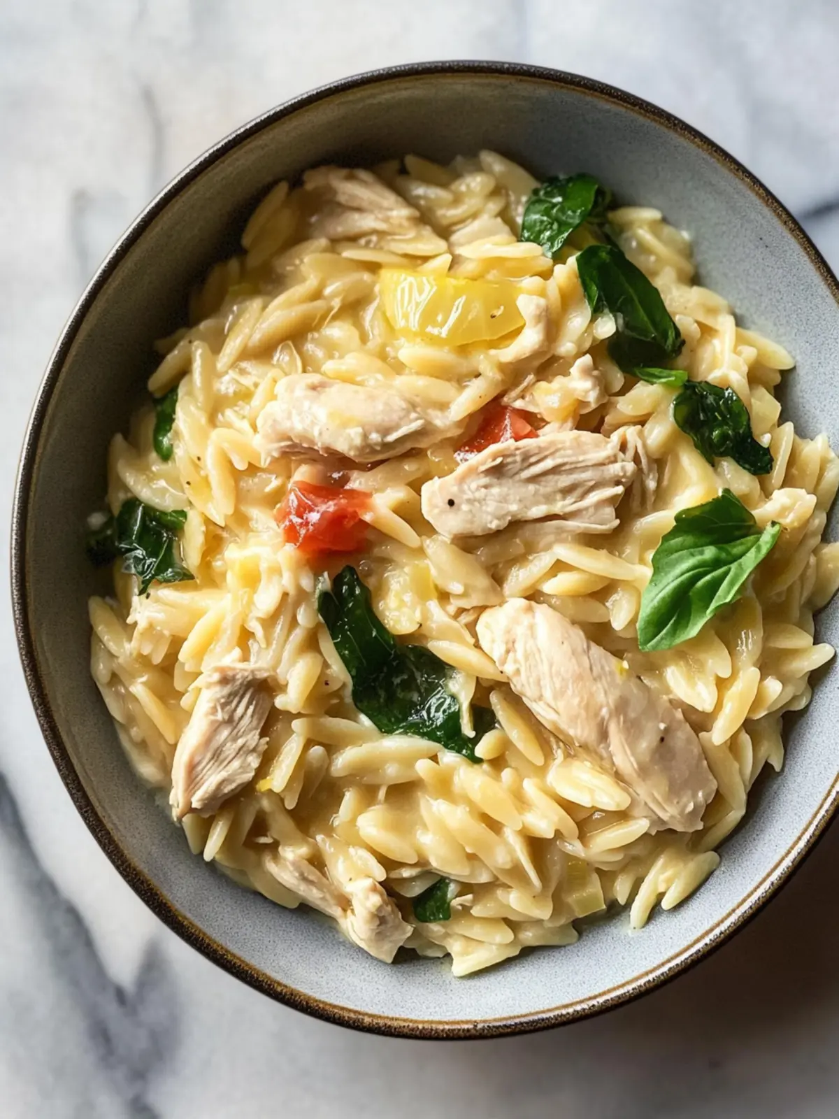 Lemon Chicken Orzo