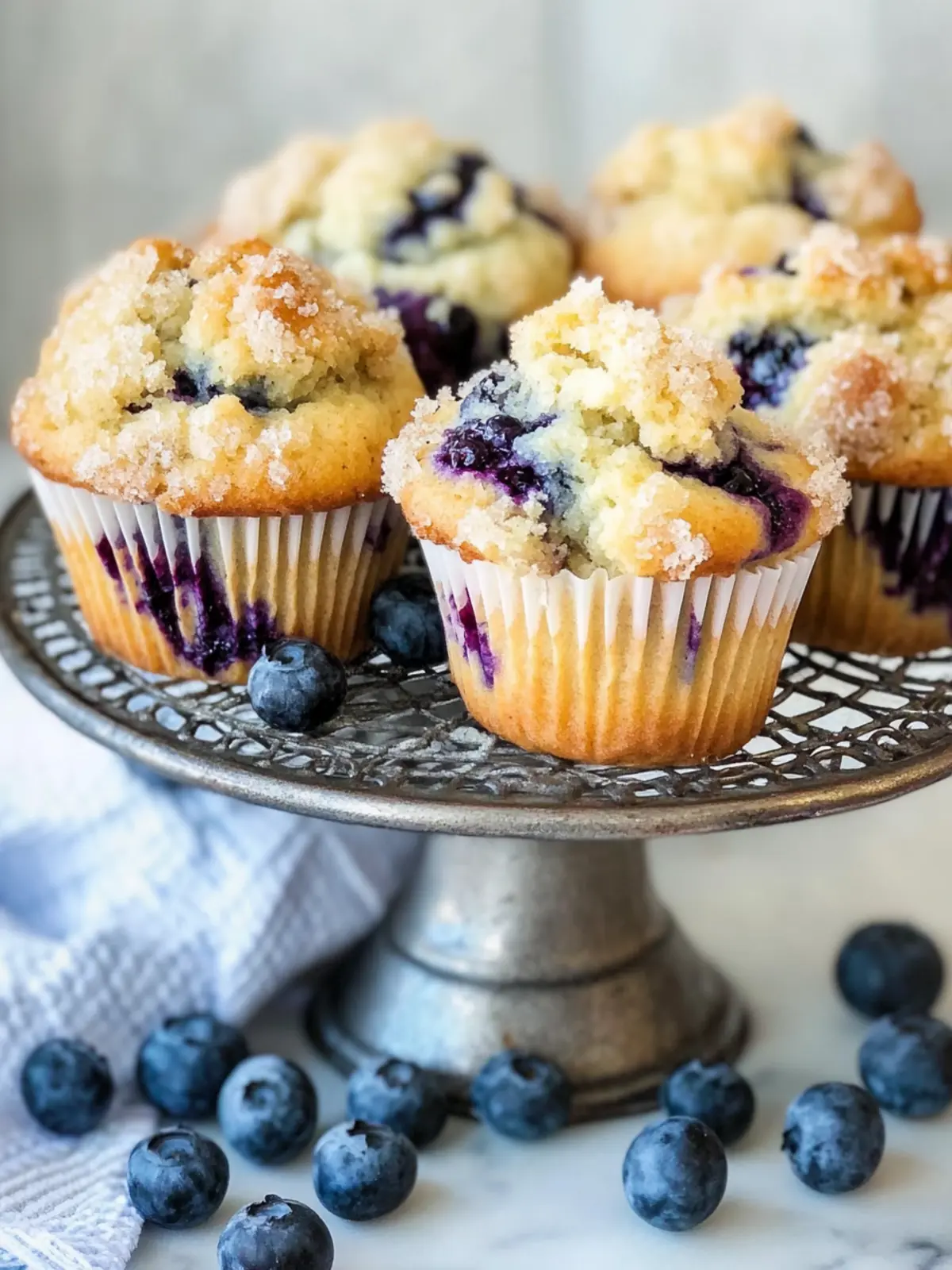 Fresh blueberry muffins recipe