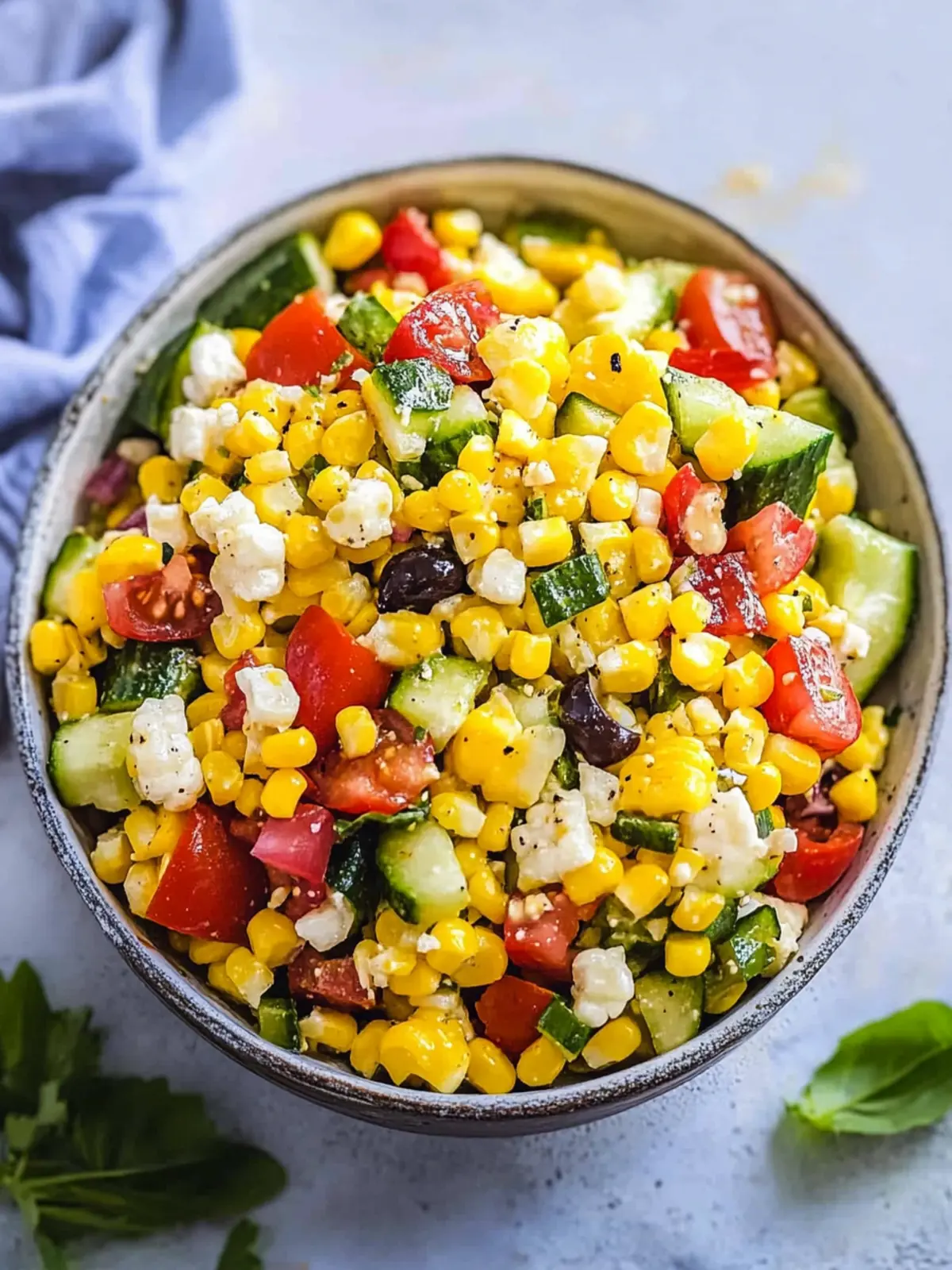 Summer corn salad recipe