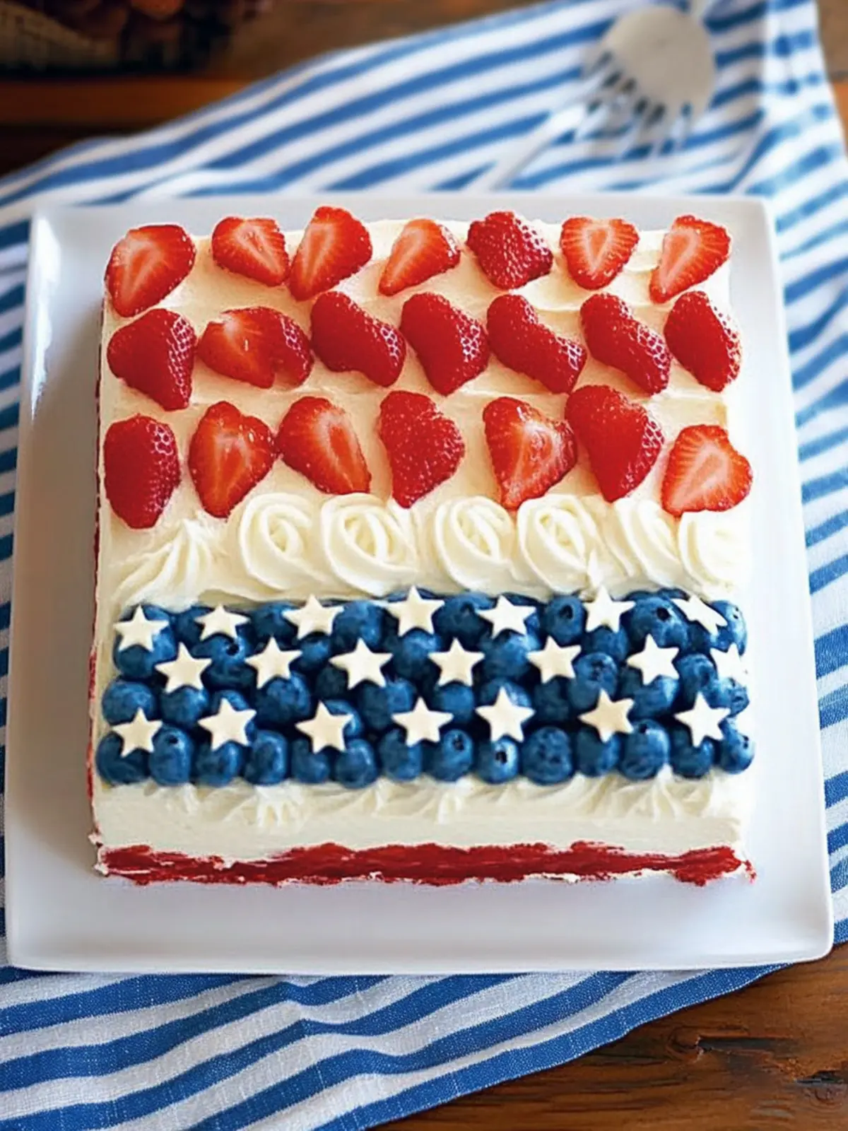 Stars and stripes cake recipe