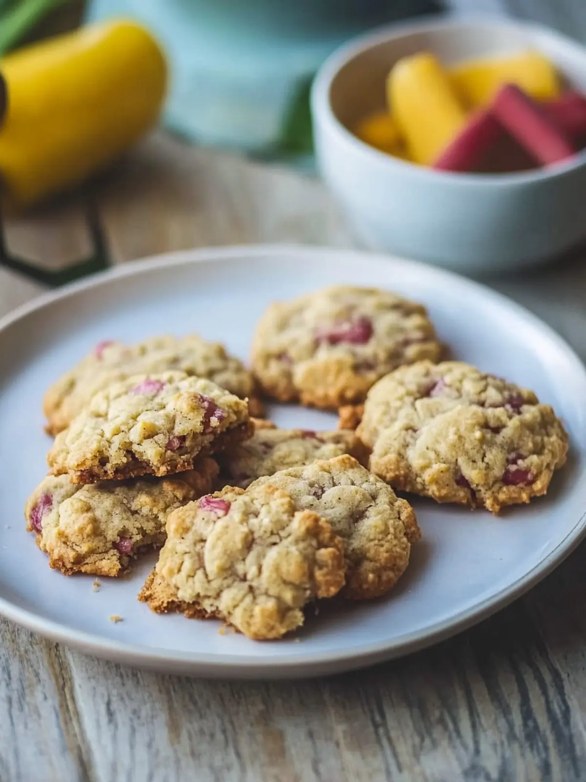 Rhubarb cookies recipe