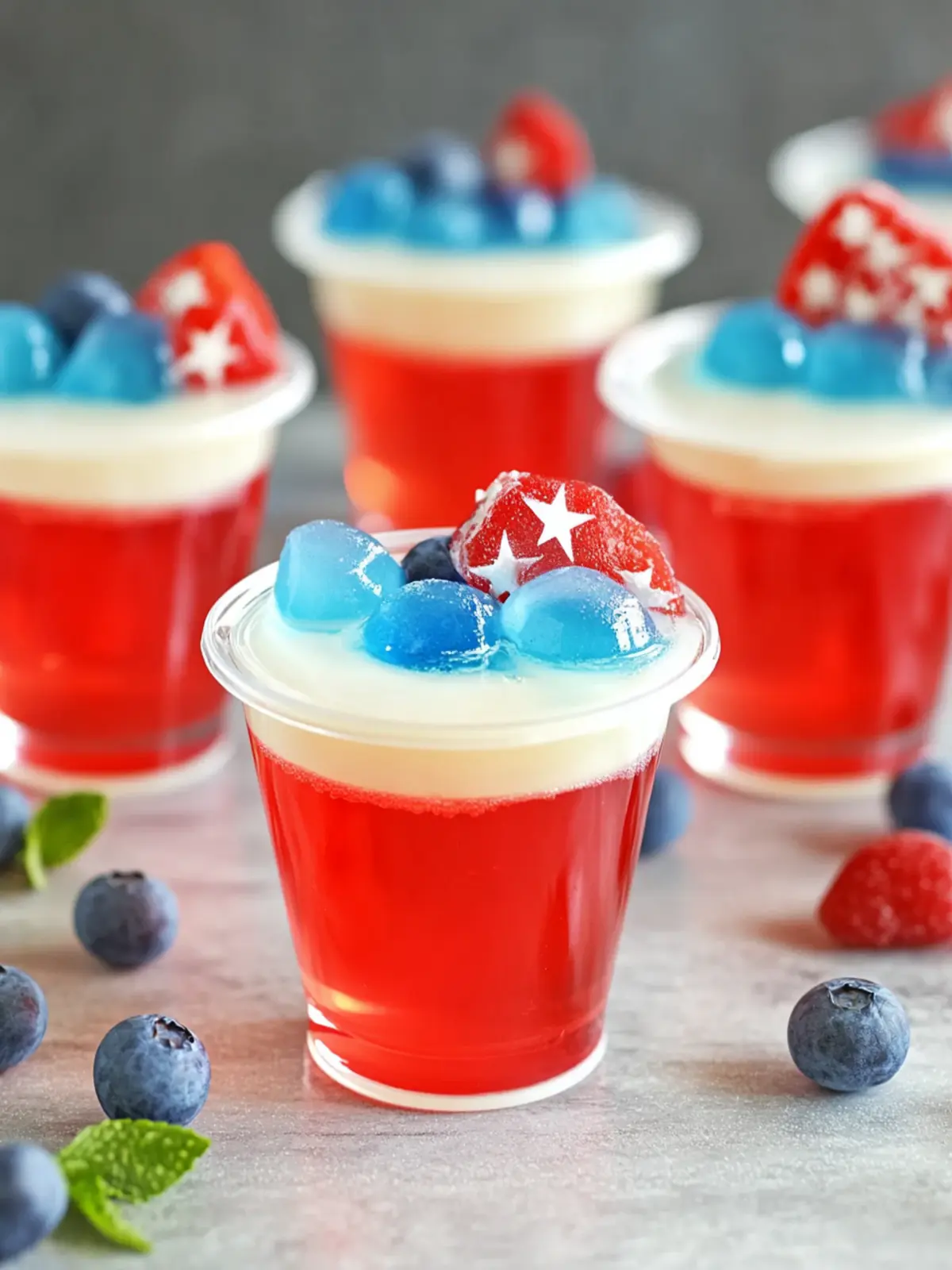 4th of july jello shots recipe