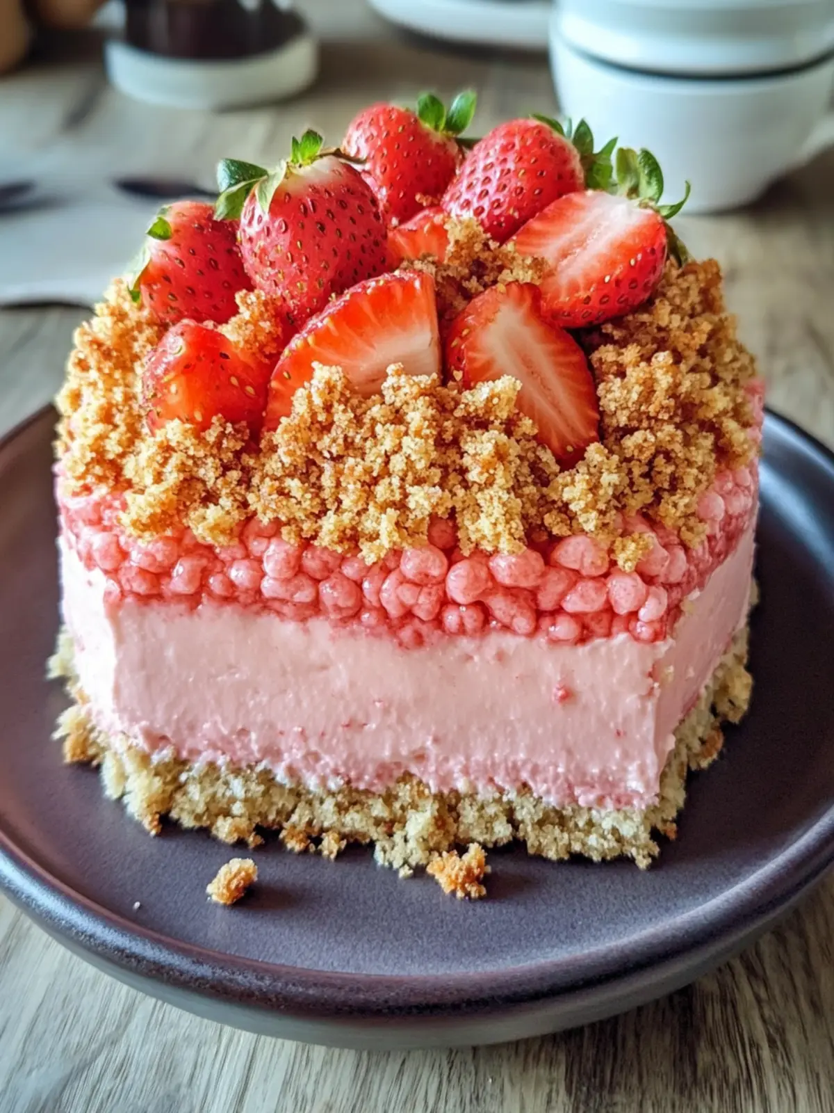 Irresistible Strawberry Crunch Cake Recipe You Must Try!