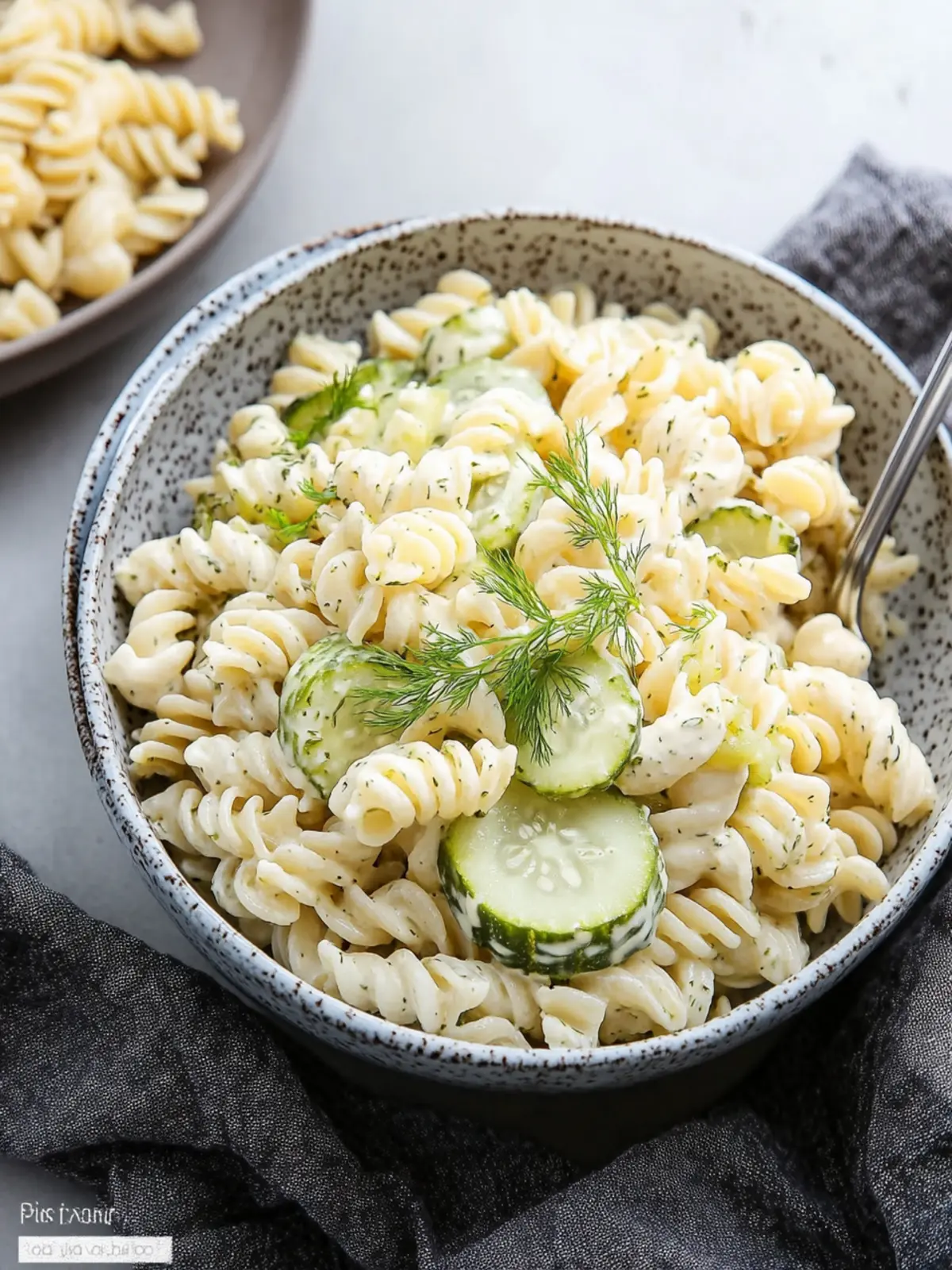 Dill pickle pasta salad recipe