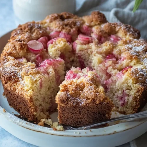 Rhubarb coffee cake recipe
