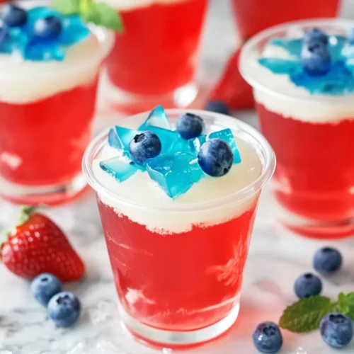 4th of july jello shots recipe