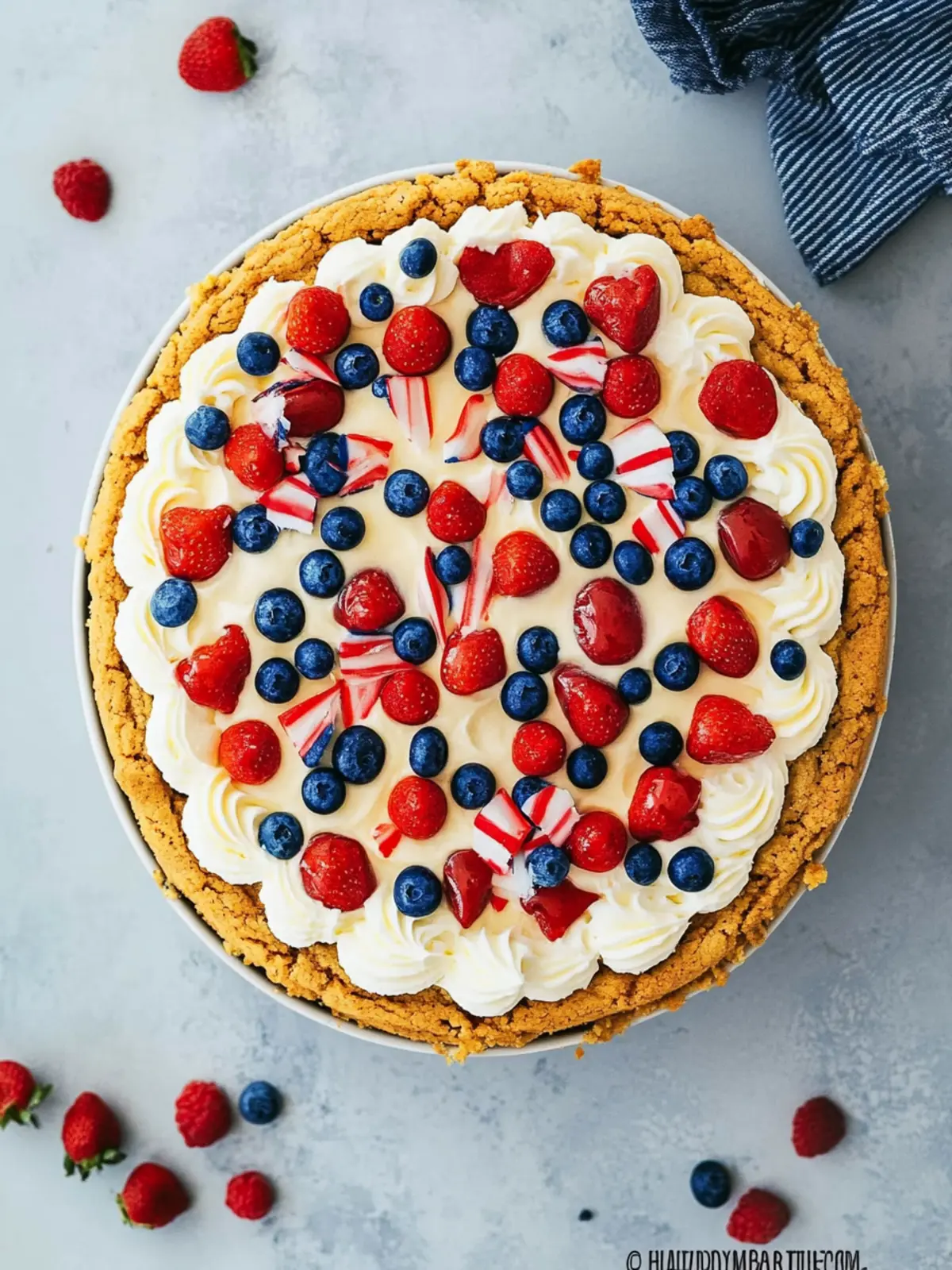 4th of july cookie cake recipe
