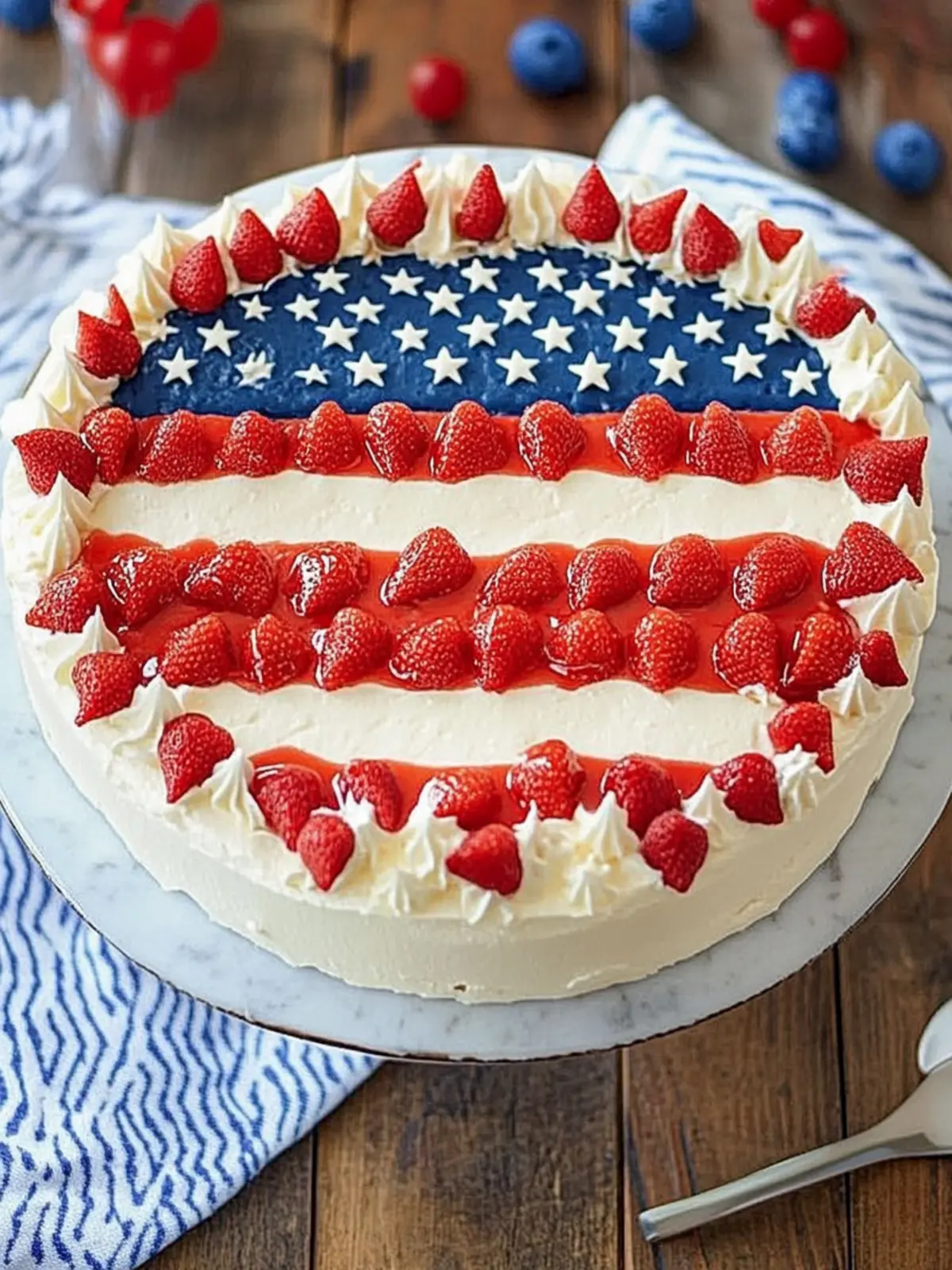 Stars and stripes cake recipe