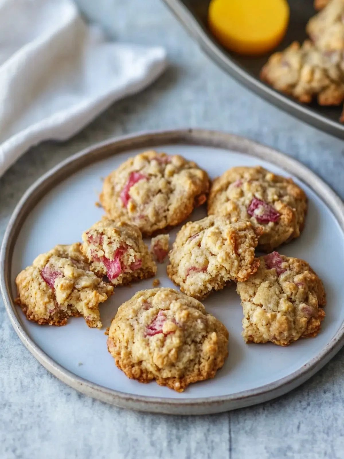 Rhubarb cookies recipe