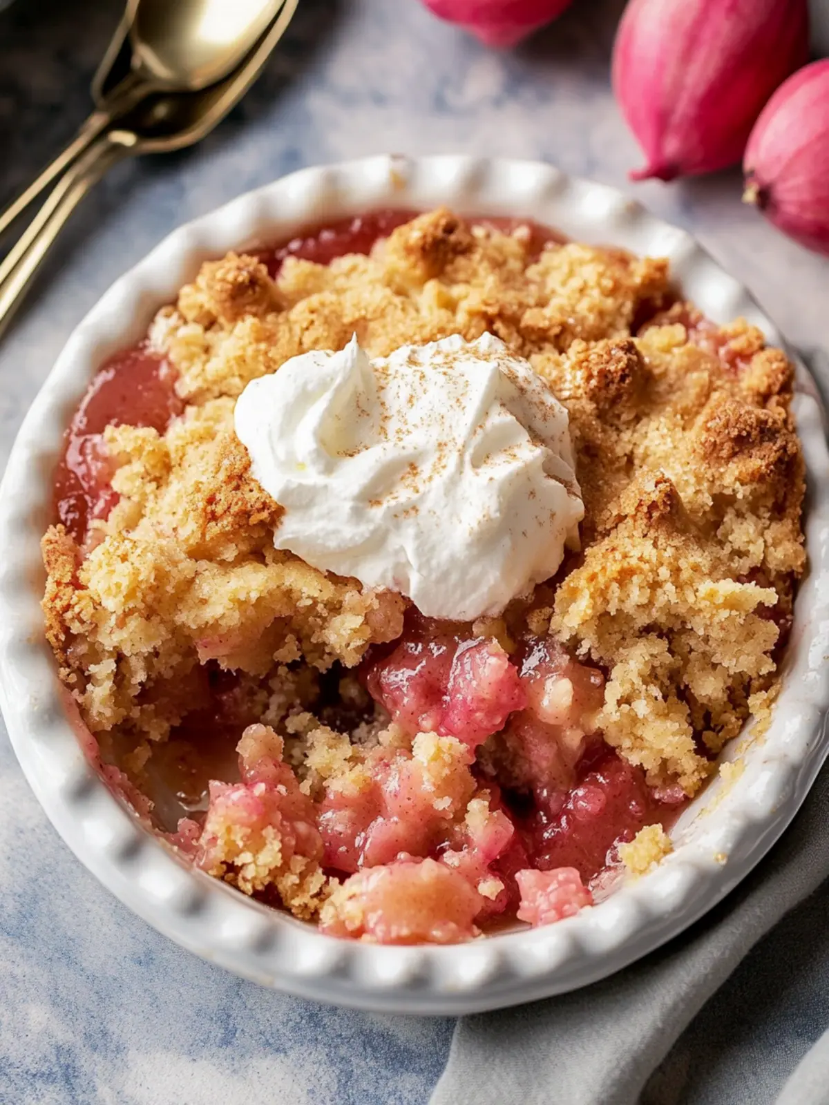 Rhubarb dump cake recipe