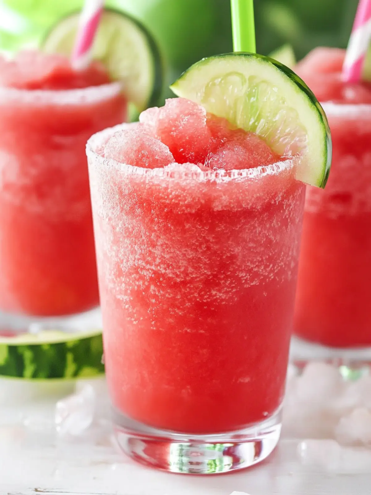 Watermelon slushie recipe