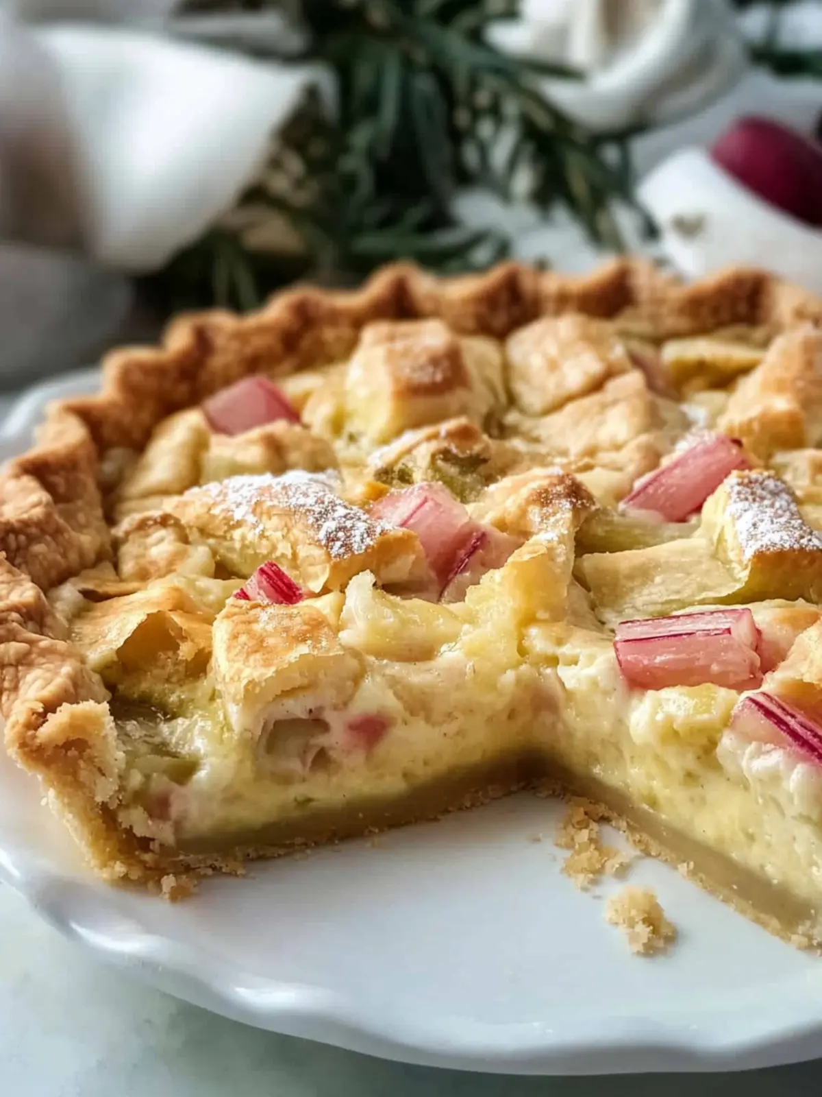 Delicious Rhubarb Custard Pie Recipe for Sweet Cravings